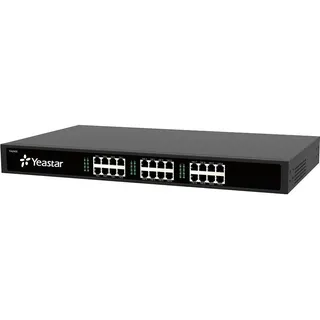 Yeastar VoIP-Gateway TA3200 32xFXS RJ11 bzw. 2xFXS RJ21, Router, Schwarz