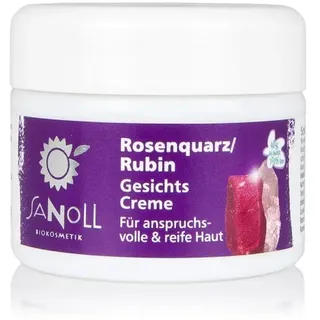 Sanoll Rosenquarz - Rubin Gesichtscreme 50 ml