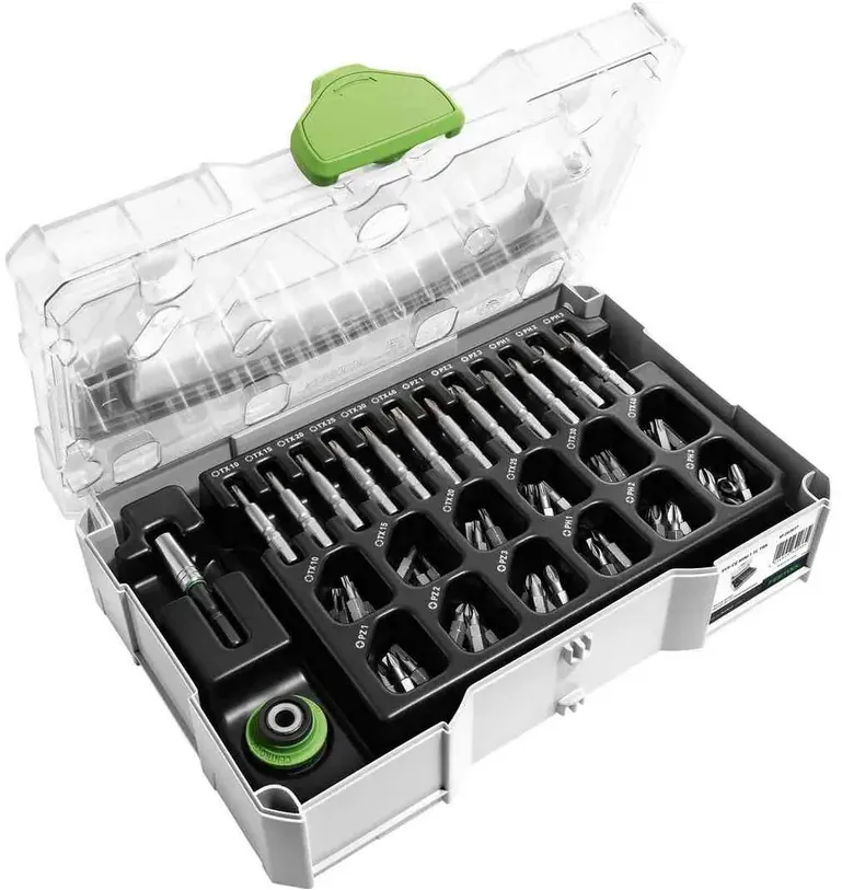 FESTOOL 74-teiliger Bitsatz T-LOC SYS-CE MINI 1 TL TRA Mini-Systainer