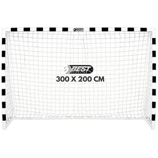 Best Sporting Fußballtor Soccer 300 x 200 x 90 cm, schwarz-weiß