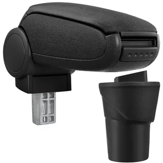 pro.tec - Mittelarmlehne Nissan Micra K13 mit Staufach Textil schwarz