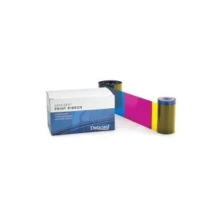 DataCard DataCard, Beschriftungsband, YMCKT Farbe (Cyan, Magenta, Yellow, Resin Black, Clear Overlay) (Mehrfarbig)