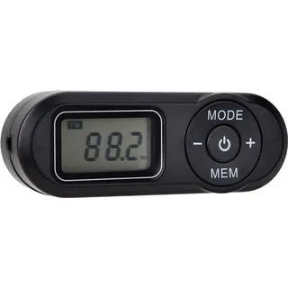 honor electronics HRD-727 Tragbarer FM-Empfänger, Mini-FM-Radio, Digitalanzeige, Retro-Stil, DSP mit Kopfhörer-Umhängeband schwarz
