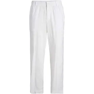 JACK & JONES Karl Lawrence Linen Chinohose - Bright White - XL