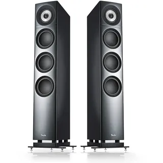 Teufel DEFINION 3 HiFi Standautsprecher Paar - High-End-Stereo-Lautsprecher in 3-Wege-Technologie mit präziser Wiedergabe und sauberem Bass, Dynamik und definiertem Tiefbass - anthrazit