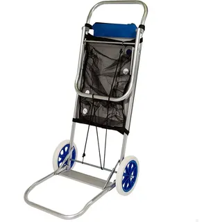 Aktive Strandkorbwagen 52x37x105 Cm - Blue / Grey - One Size