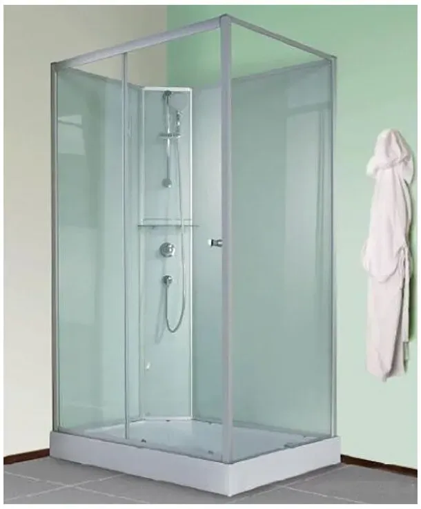 Badsanitaer Komplettdusche Victoria 140x90cm , bestes Preis-Leistungs-Verhältnis