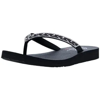SKECHERS Zehentrenner Schwarz 38