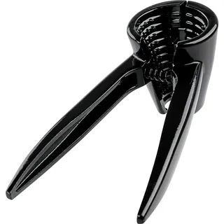Fackelmann Nussknacker & Schraubverschlussöffner KNAX, Nuss-Knacker und Sektzange, robuster Deckelöffner mit 2in1 Funktion (Farbe: Schwarz), Menge: 1 Stück