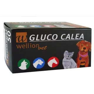 WellionVet Gluco Calea Blutzucker Teststreifen für Tiere, Option:50 Teststreifen