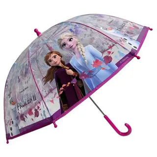 Disney Frozen Stockregenschirm Die Eiskönigin Anna Elsa Regenschirm Stock-Schirm Kuppelschirm bunt