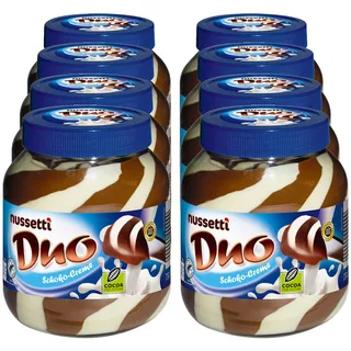 Nussetti Duo-Schoko-Creme 750 g, 8er Pack