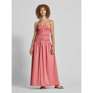 Cocktailkleid mit Raffungen Modell 'Shyla', Pink, 44