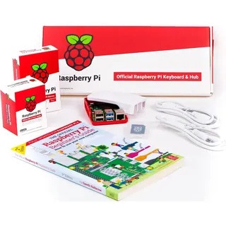 Raspberry Pi 4 Desktop Kit, DE, Entwicklungsboard + Kit