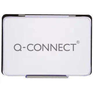 Q-Connect Stempelkissen schwarz 9,0 x 5,5 cm