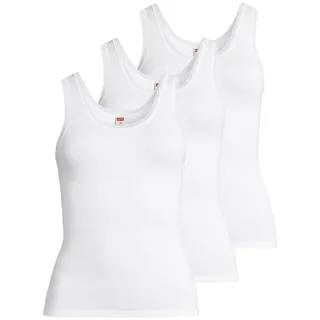 conta Unterhemd 3er Pack Modal (Spar-Set, 3-St) Unterhemd / Top - Blickdicht - Hochwertige Spitzenverzierung weiß 42