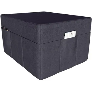 POKAR Husse für 3-teilige Faltmatratze Camping Matratze Gästematratze Feldbett Klappbett Gästebett Bodenmatratze Schlafmatratze 80 x 195 x 15 cm, Anthrazit