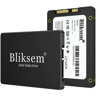 Bliksem KD650 SSD 128 GB SATA III 6 Gb/s Interne SSD Festplatte 2,5 Zoll, Lesegeschwindigkeit bis zu 550MB/s, Kompatibel mit Laptops und PC Desktops (Schwarz 128 GB)