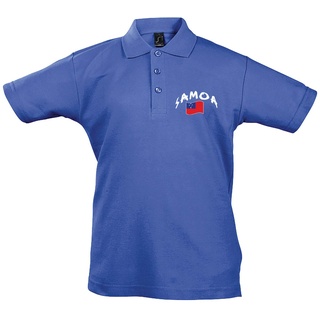 Supportershop Kinder Polo Rugby Samoa S blau