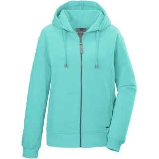 G.I.G.A. DX Damen Sweatjacke mit Kapuze/Kapuzenjacke GS 26 WMN SWT Jckt GOTS, hell Peppermint, 48, 42945-000