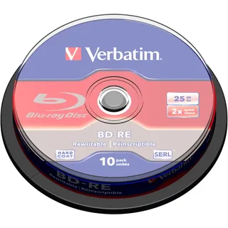 Verbatim BD-RE 25GB 2x 10er Spindel