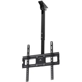Maclean Brackets Maclean MC-943 Universal OLED QLED LED LCD Plasma TV Deckenhalterung Schwenkbare Neigbare Höhenverstellbare Halterung 32-50" bis 35kg auch für Dachschrägen (Für einen Fernseher)