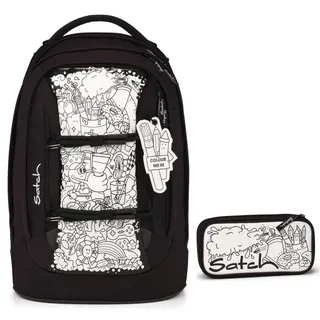 Satch Pack Artist schwarz/weiß