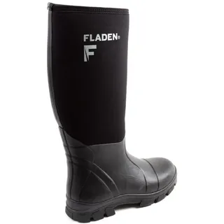 Fladen Neopren-Angelstiefel, 5mm Gummi/Neopren, -15°C Kälteschutz, Rutschfeste Sohle, Gr. 43-47 (46) - 46 EU