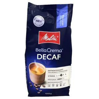 3 x 1000g Melitta Kaffeebohnen Bella Crema Entkoffeiniert