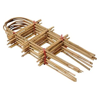 DIXIE STORE Rankgitter Bambus Set 10 Stück Länge 45 cm - Tomaten Rankhilfe Gurken - Rankhilfen für Kletterpflanzen Gurken Rankhilfe Tomaten - Rankenhilfe für Pflanzen Topf U-Shape