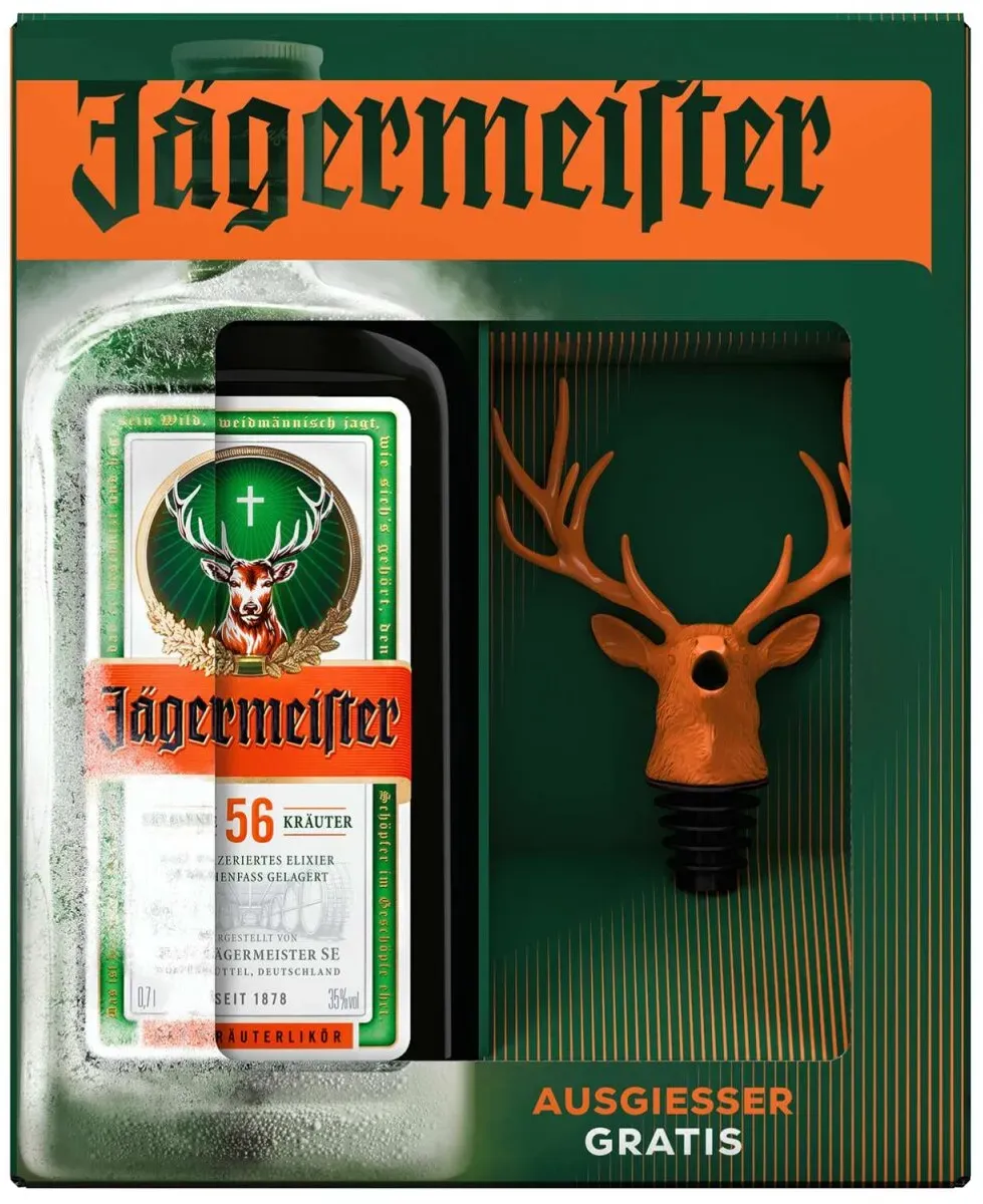 Jägermeister Onpack mit Ausgießer - Kräuterlikör