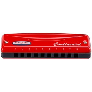 VOX Continental Harmonica Type-2 - Red - Key: Dmaj