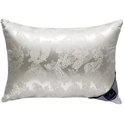 Billerbeck Eiderdaunen Kissen No.1 Seiden-Jacquard - 40x80cm
