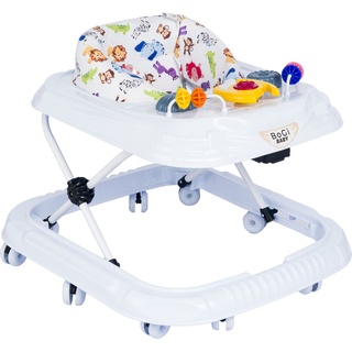 Tobi Gehfrei Lauflernhilfe Lauflernwagen Babywalker mit Spielset Weiß