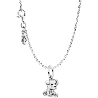 Pandora 75249 Damen-Halskette mit Anhänger Labrador Puppy Silber 925