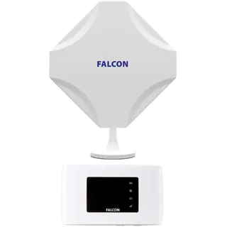 Falcon EVO LTE Router 5G Mobiles Breitband-Internet-System, 5G-fähige MiMo highspeed Internet Antenne für Wohnmobile und Wohnwagen mit 150Mbit/s mobilem 4g Router CAT4 WLAN Router mobiles WLAN