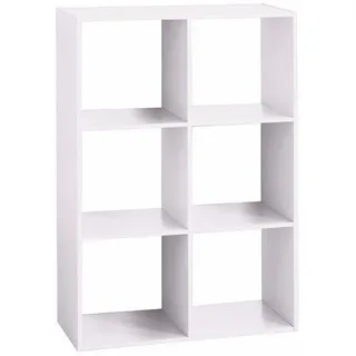 5 five simply smart 5five - Regal mit 6 fächern Mix n modul weiß