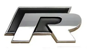 Original Volkswagen R" Schriftzug selbstklebend"
