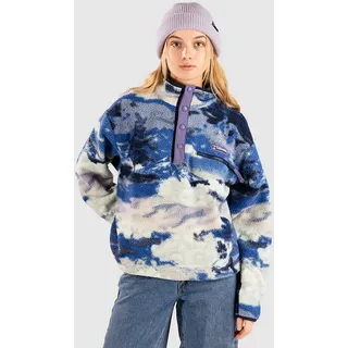 Columbia Helvetia II Printed Cropped Half Snap Fleecepullover Nocturnal/Dreaming S