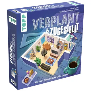 Verplant & Zugestellt – Wer lässt Wohnträume wahr Werden?: Das Flip & Write-Spiel über große Pläne und zu wenig Platz. Mit 26 Szenarien von Tiny House bis Luxusvilla