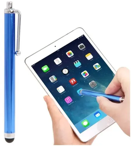 2x Display Touch Pen Eingabe Stift für iPad iPhone Samsung Huawei Xiaomi Blau