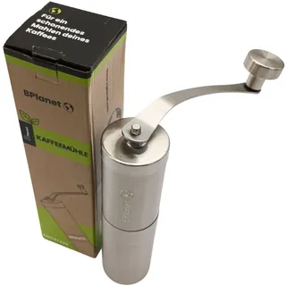 bplanet Kaffeemühle manuell mit Kegelmahlwerk | Kaffeemühle händisch - Coffee Grinder aus Edelstahl
