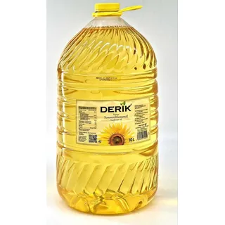 Sonnenblumenöl Derik, 10L PET Flasche für kalte & warme Küche Imbiss Restaurants