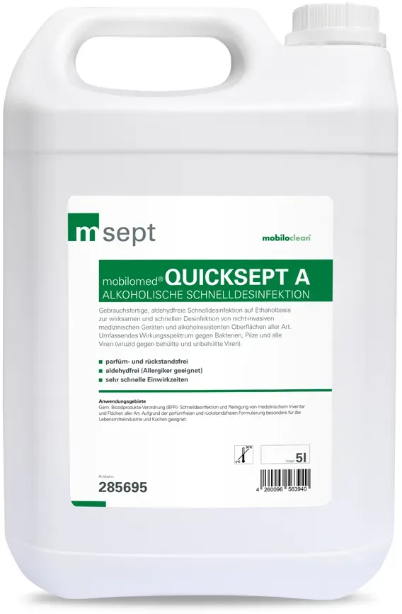 Cleanclub Schnelldesinfektion Quicksept A – 5L Kanister