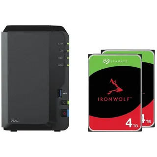 Synology Synology DS223 + Seagate ST4000VN006 HDD-NAS-Festplatte