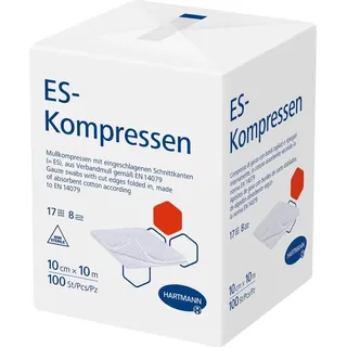 Hartmann ES-KOMPRESSEN unsteril 10x10 cm 8fach