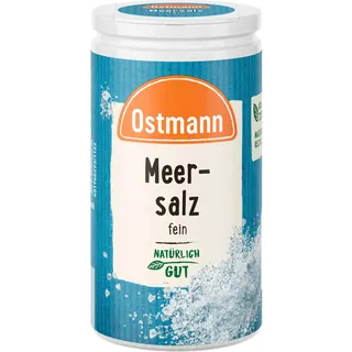 Ostmann Salz Meersalz im Streuer, feines Meersalz, 90 g