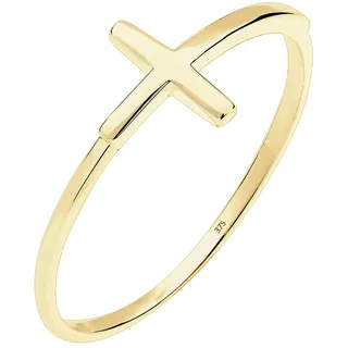 Elli PREMIUM - Kreuz Symbol Trend Blogger 375 Gelbgold Ringe Damen (129.99 € / )