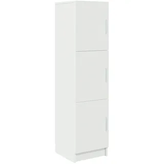 vidaXL Weißes Sideboard Weiß MDF Holz Mittel Weißes Sideboard