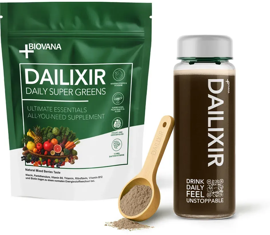 Biovana Dailixir Komplettpaket (inkl. Flasche & Löffel)